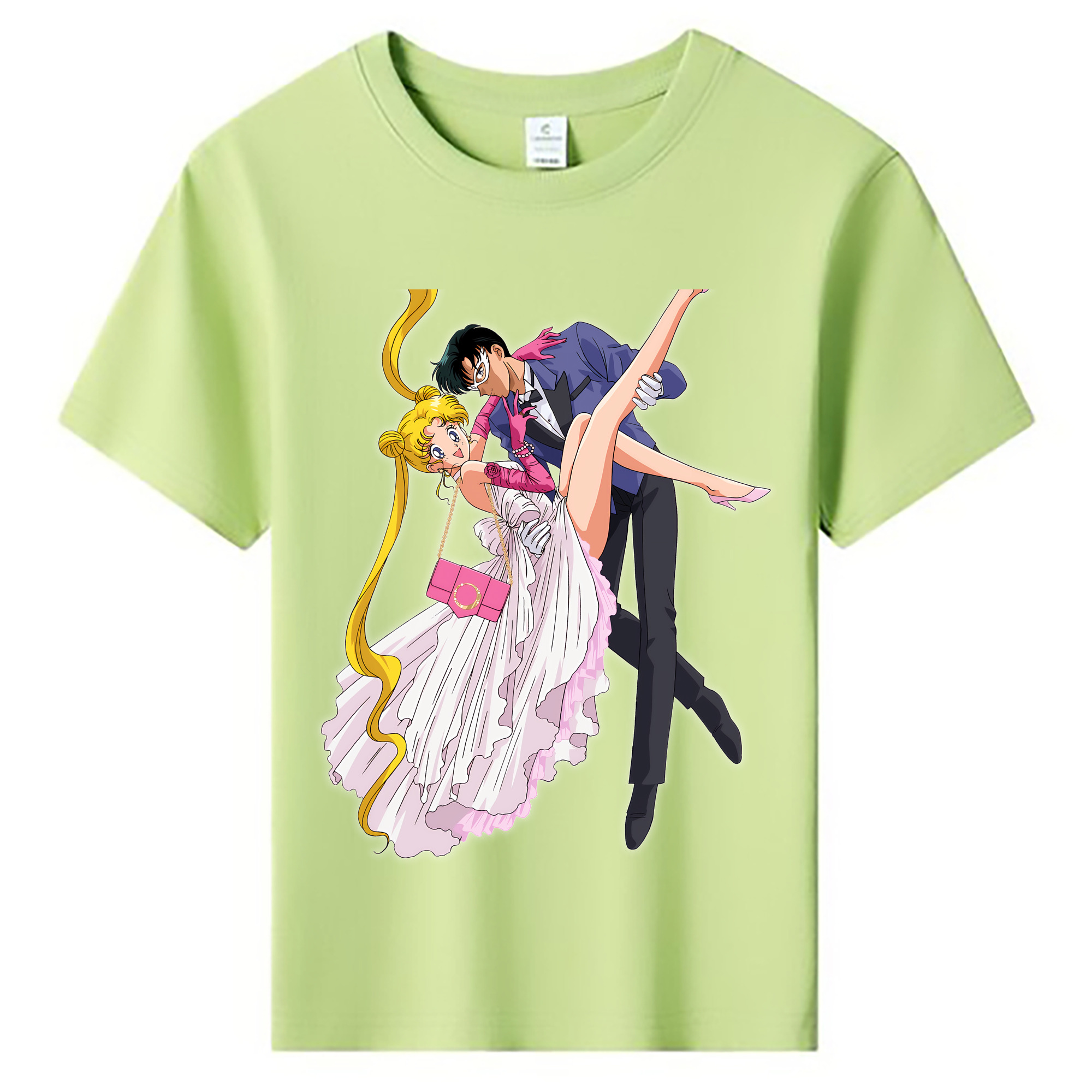 （画像用） 美少女戦士セーラームーン 愛野 美奈子 あいの みなこ Sailor Moon Aino Minako 綿100％キッズTシャツ（フロントプリント）